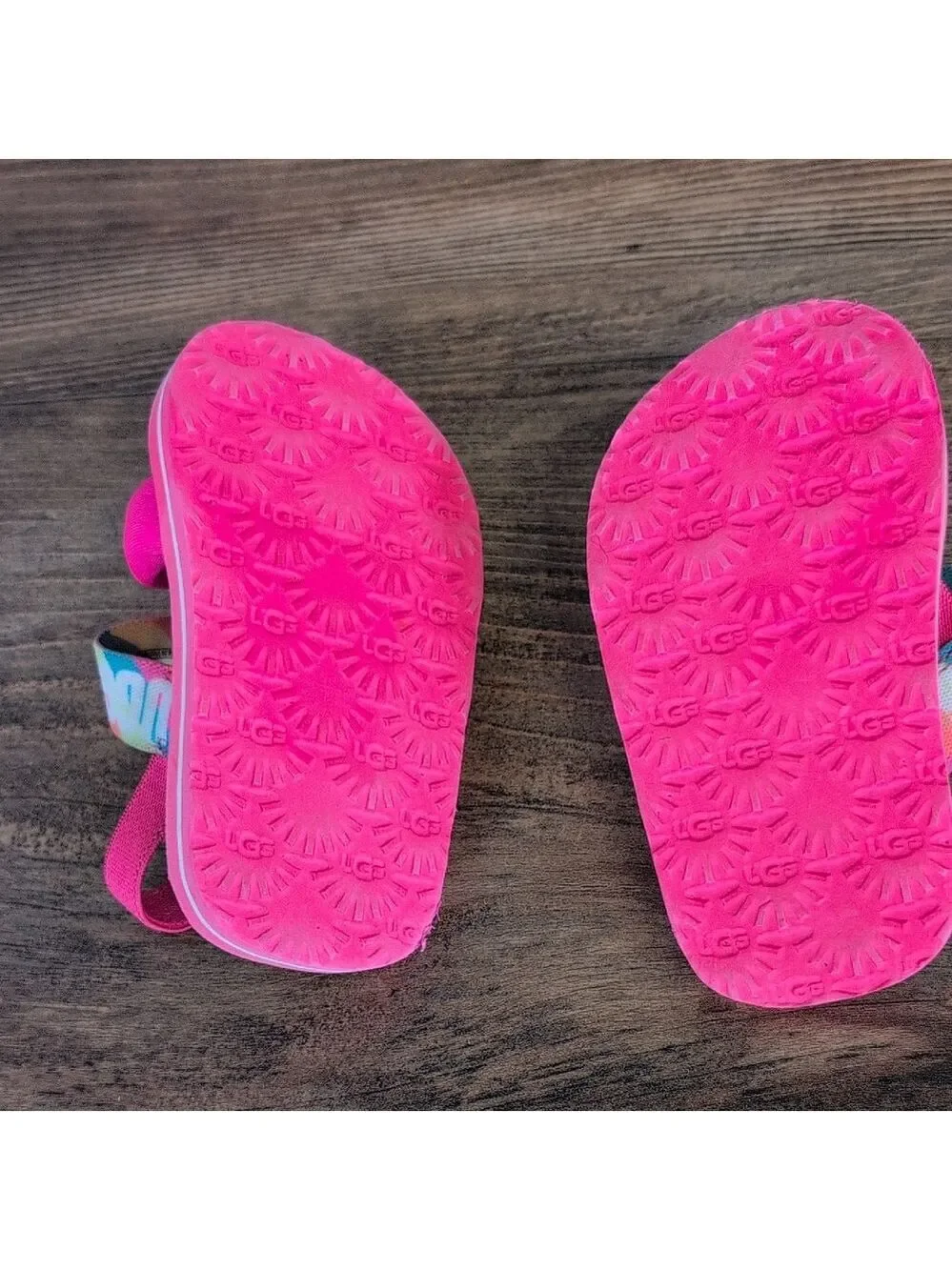 UGG Kids Zuma Sling Taffy Pink Sandals Infant 2/3